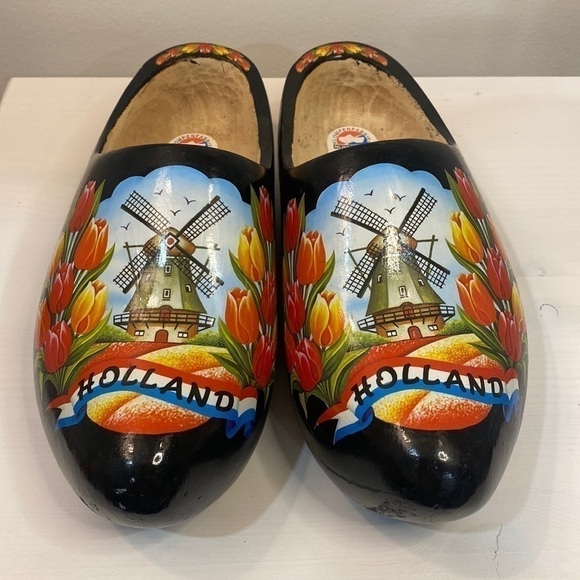 Handmade Wooden Clogs - Holland - Picture 1 of 9
